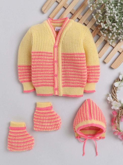 little-angels-kids-yellow-&-pink-striped-full-sleeves-sweater-set