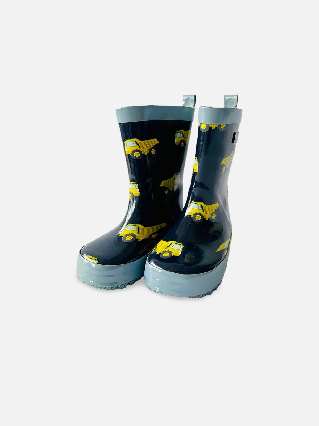 little surprise box llp kids printed waterproof rain boots