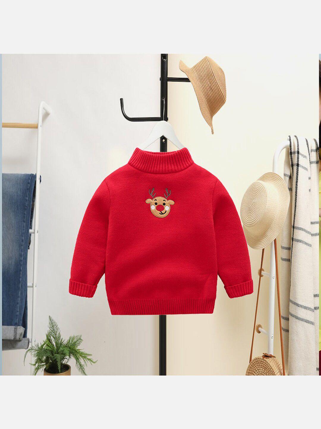 little surprise box llp kids pullover with applique acrylic detail