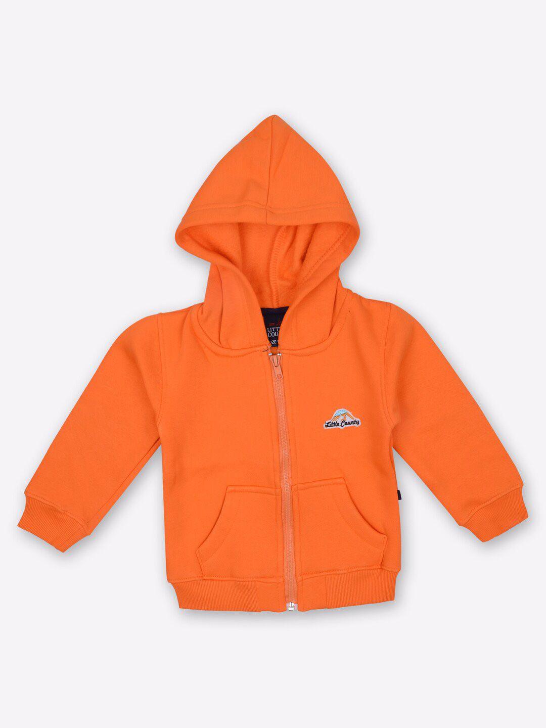 little county boys orange hooded sweatshirt