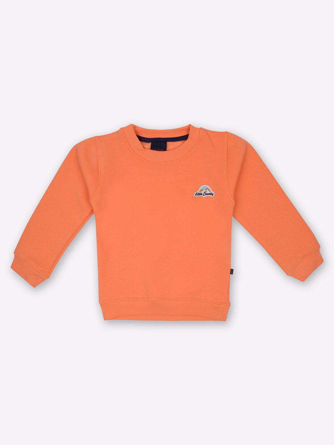 little county boys peach-coloured sweatshirt