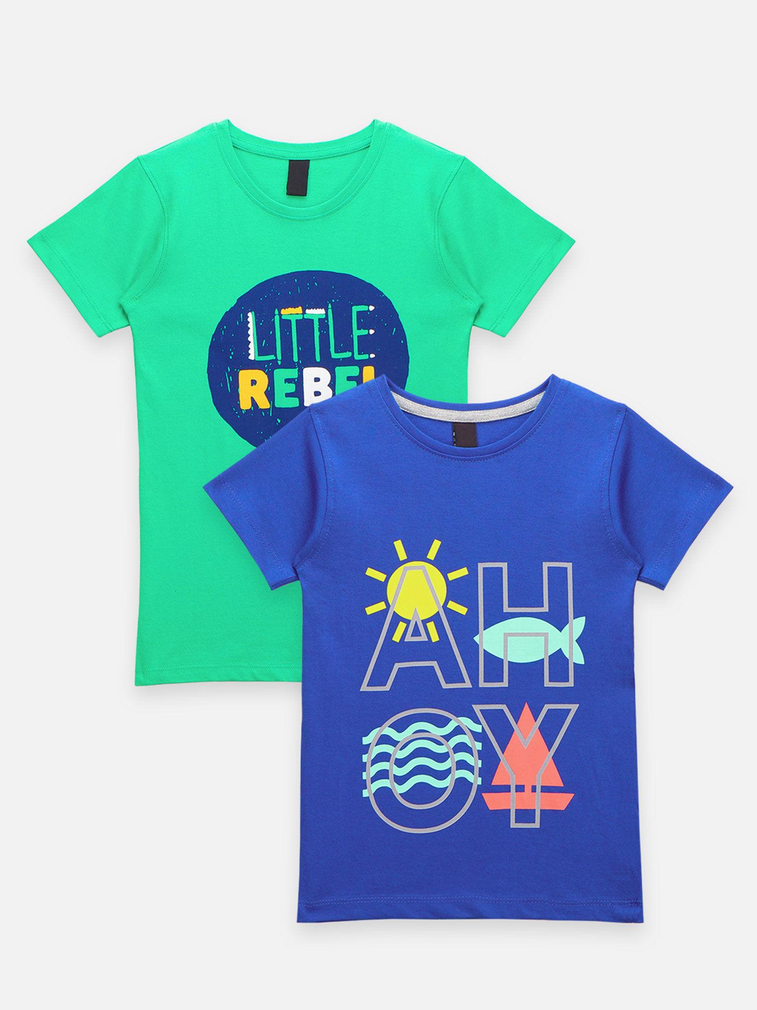 little rebel print t-shirt - pack of 2