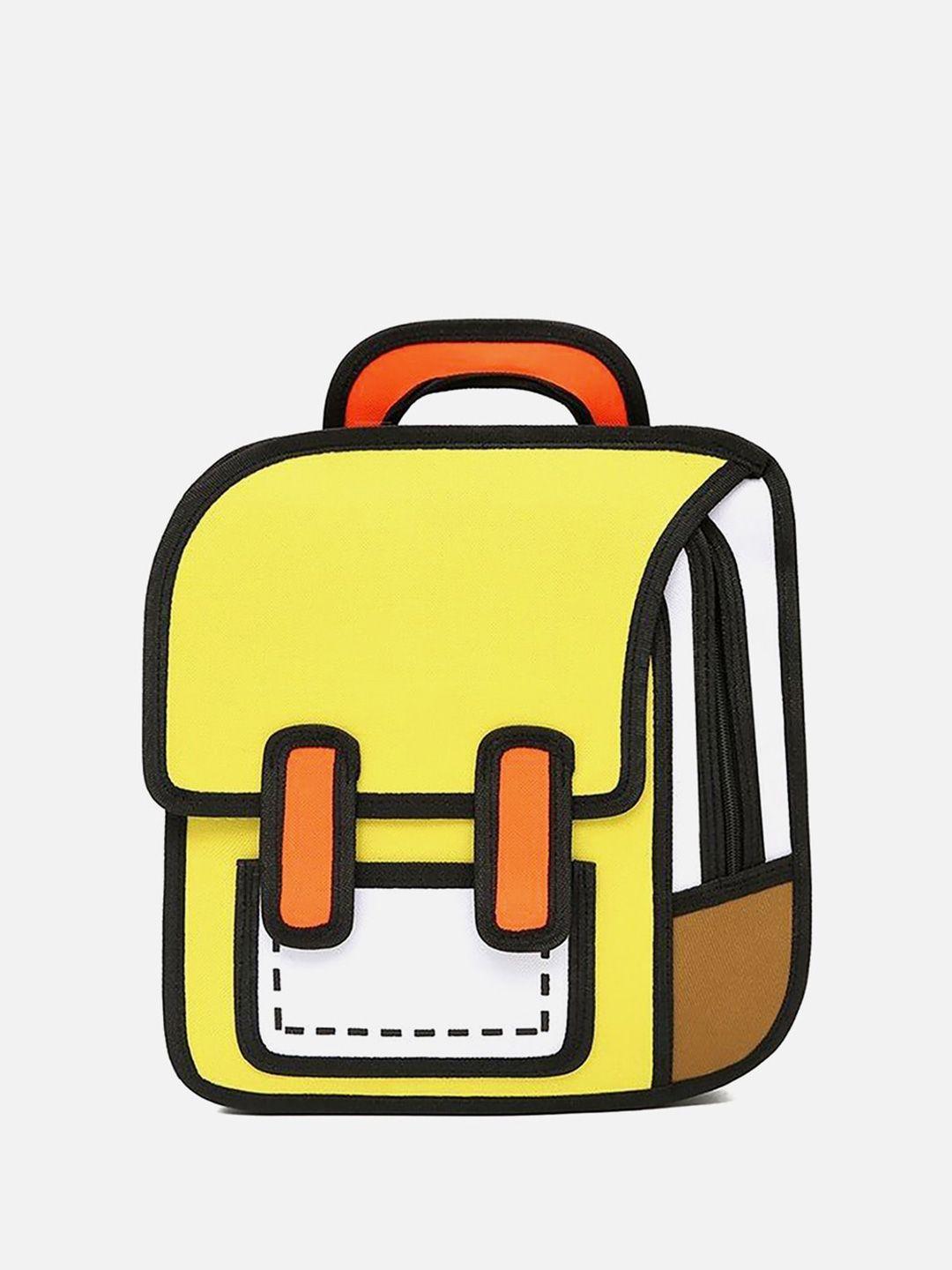 little surprise box llp kids colourblocked contrast detail backpack