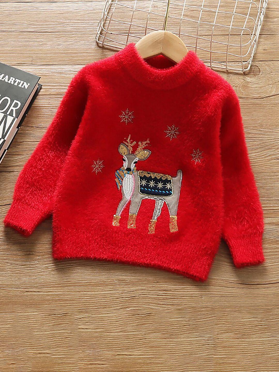little surprise box llp kids embroidered turtle neck pullover