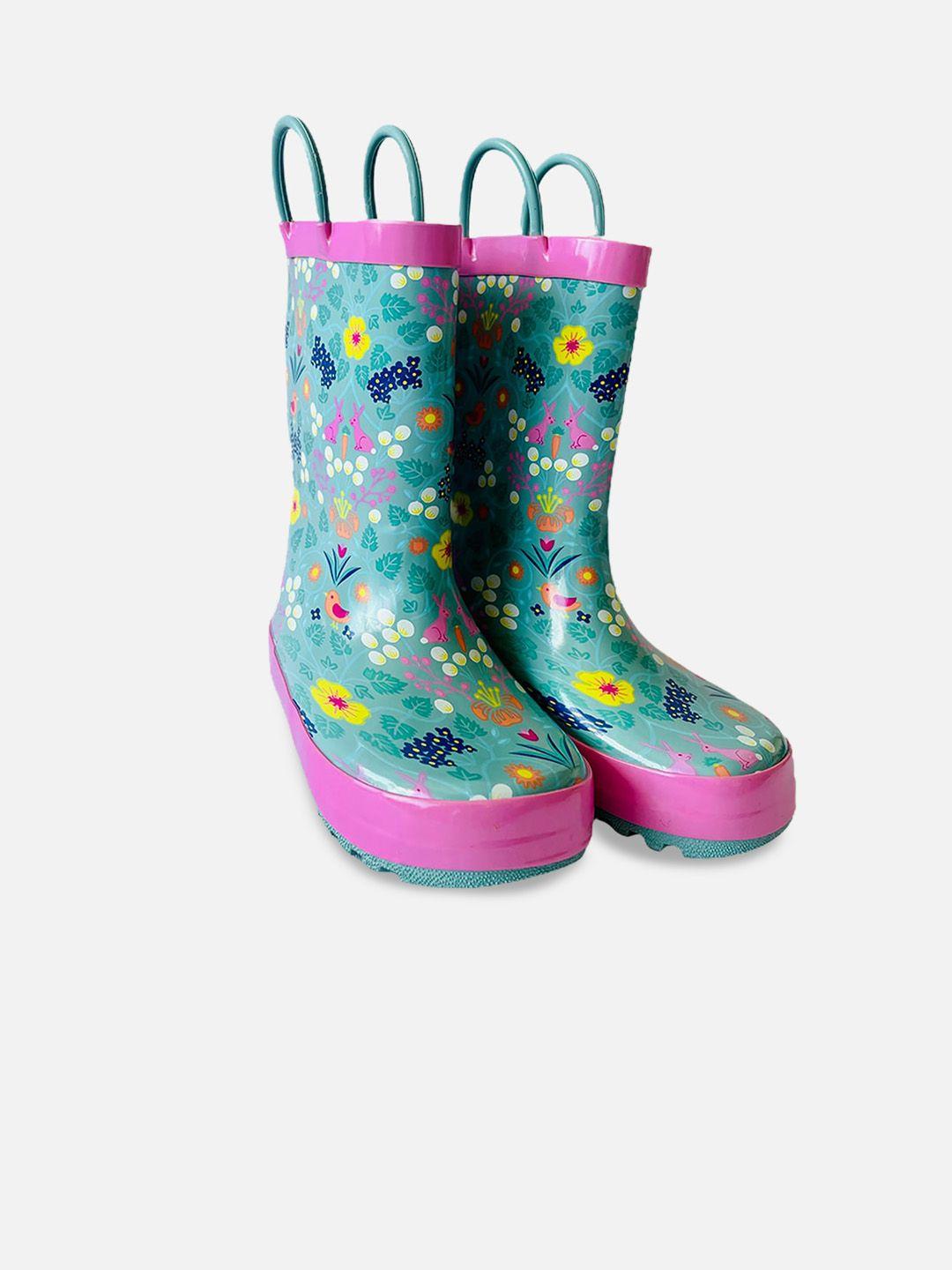 little surprise box llp kids printed waterproof rain boots