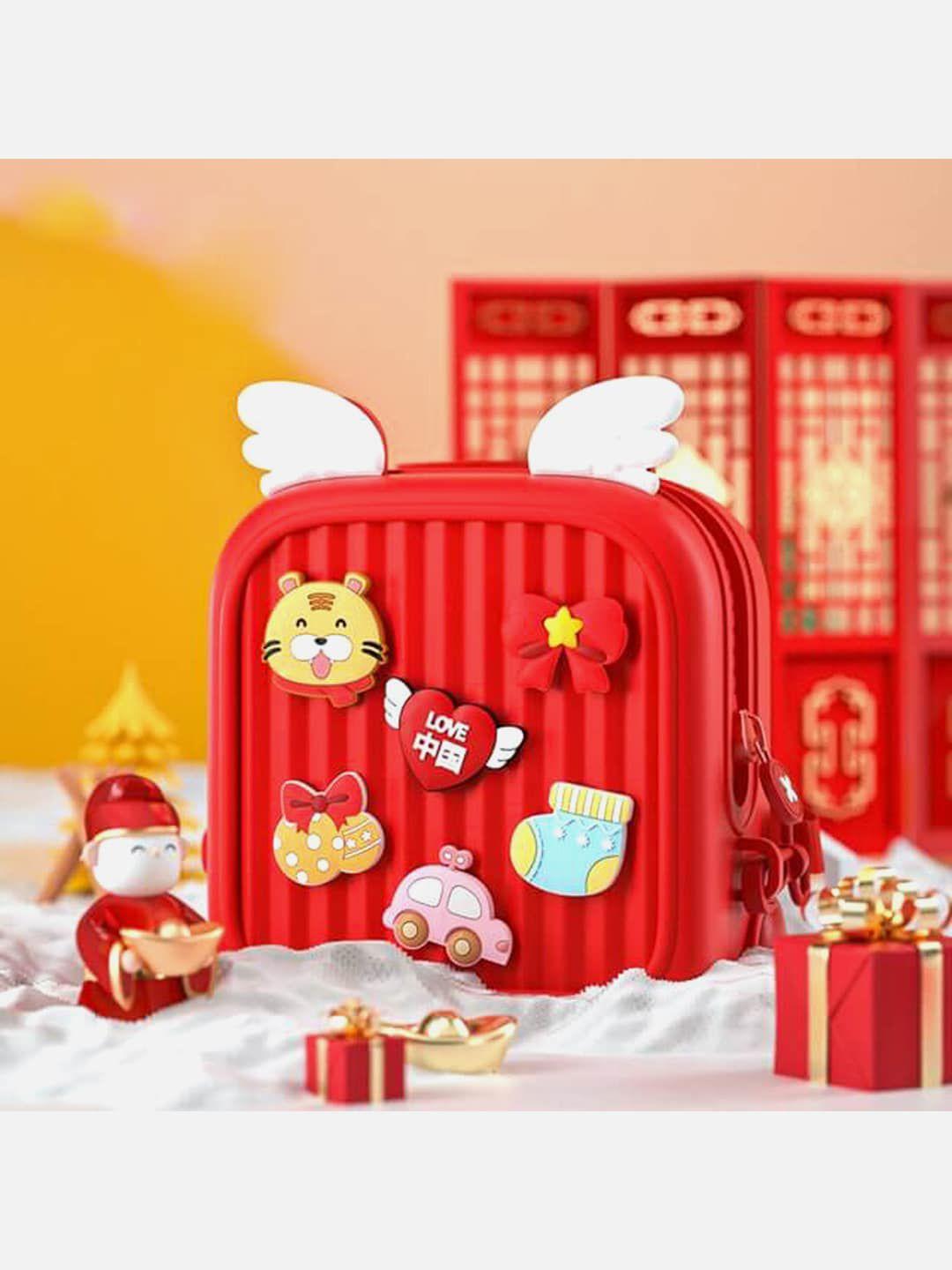 little surprise box llp unisex kids red backpacks