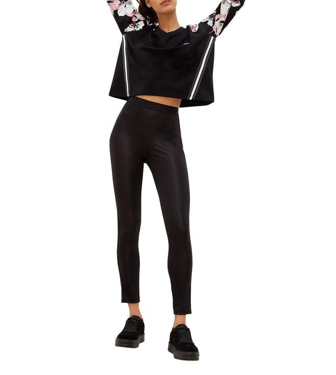 liu jo nero regular fit leggings