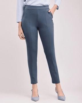 livin high-rise trousers with elasticated waist