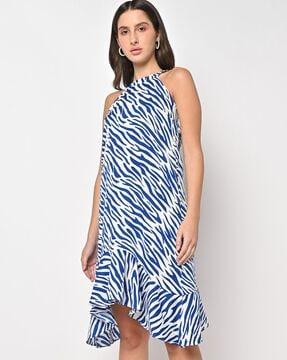 lizo print a-line dress