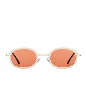 lk s15521 full-rim round sunglasses