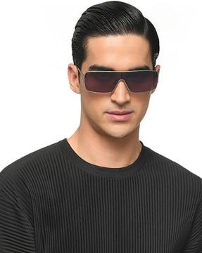 lk s16742 full-rim frame rectangular sunglasses