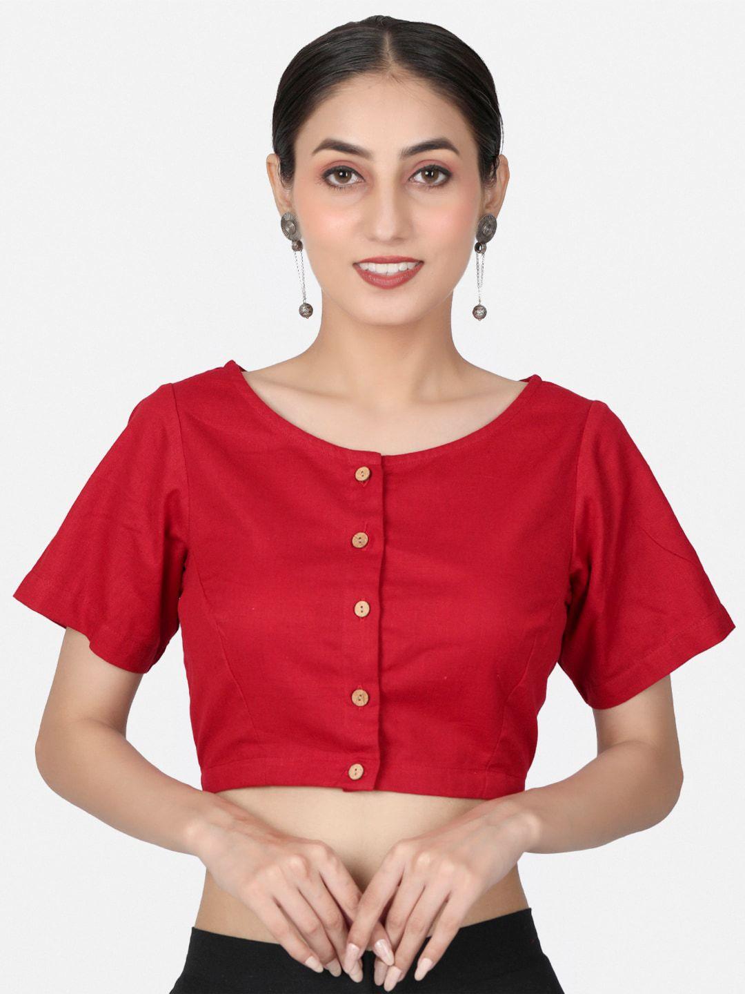 llajja pure cotton readymade saree blouse