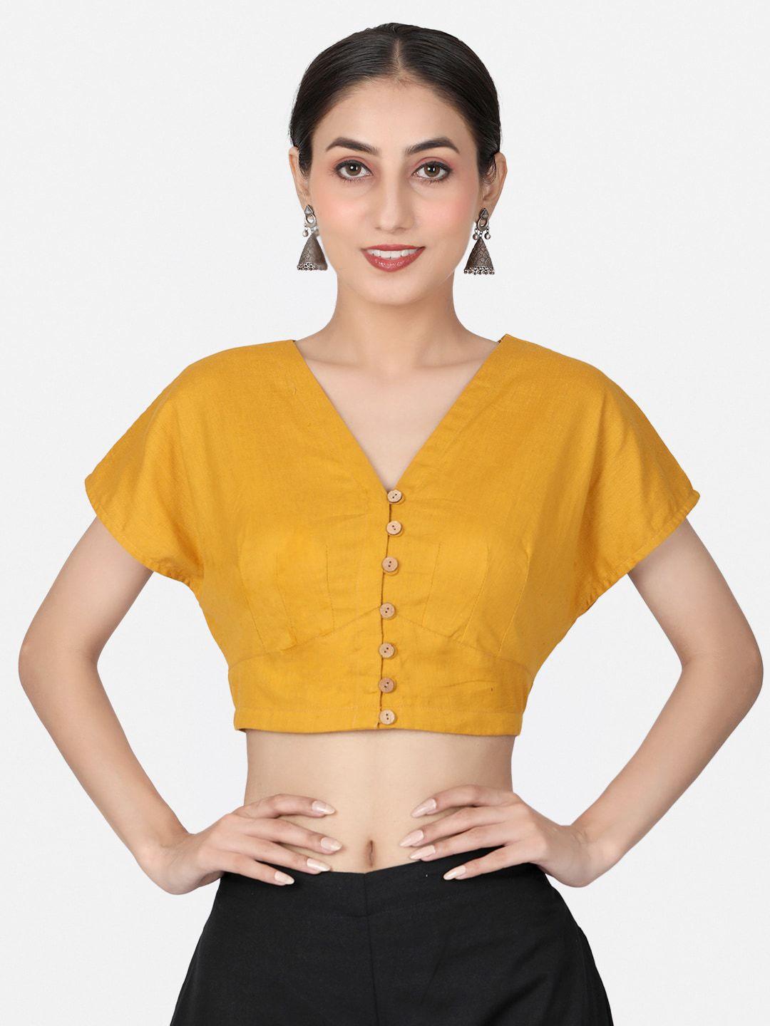 llajja pure cotton readymade saree blouse