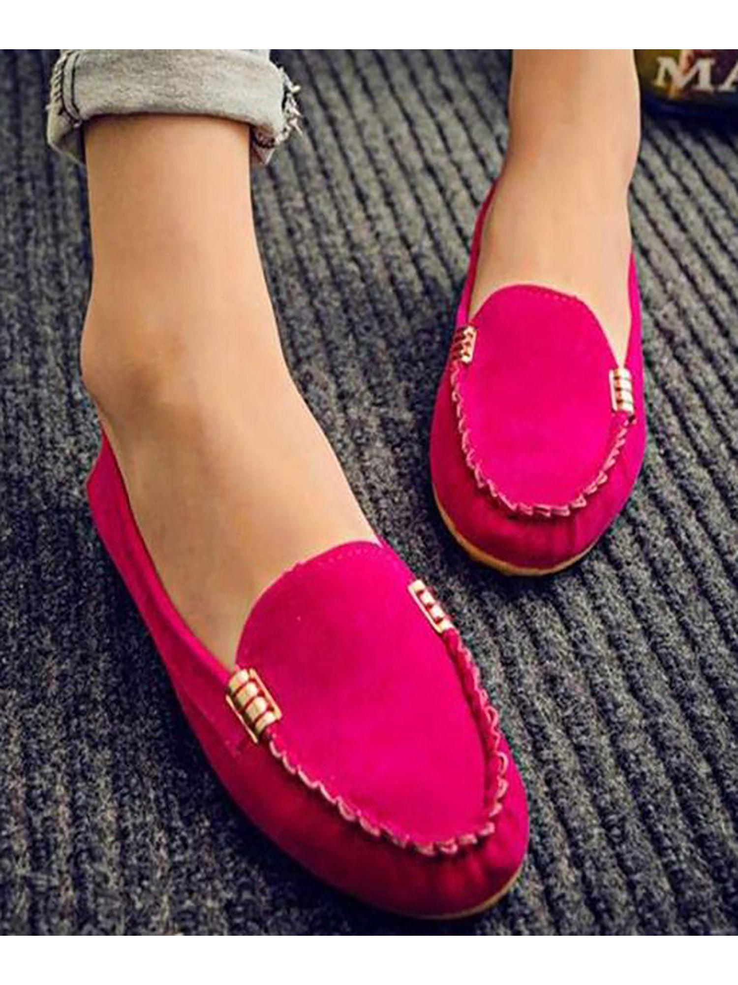 loafers for women pink