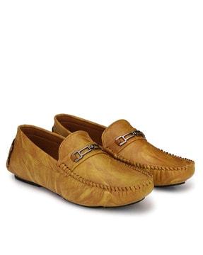 loafers with applique accent