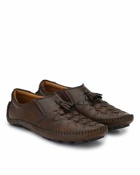 loafers with braided detail