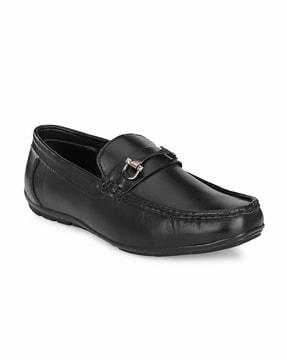 loafers with metal accent