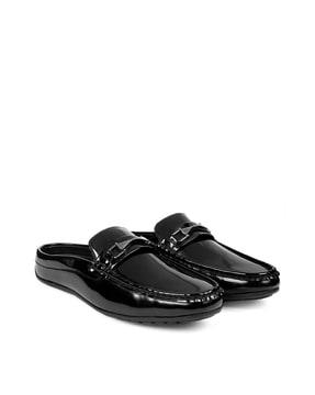 loafers with metal accent