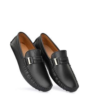 loafers with metal accents