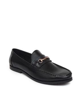 loafers with slip-on styling