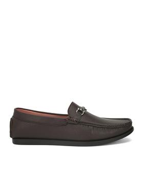 loafers with slip-on styling