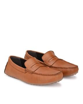 loafers with textured detail