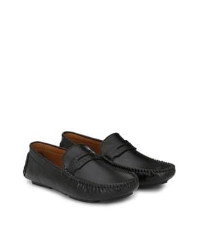 loafers with textured detail