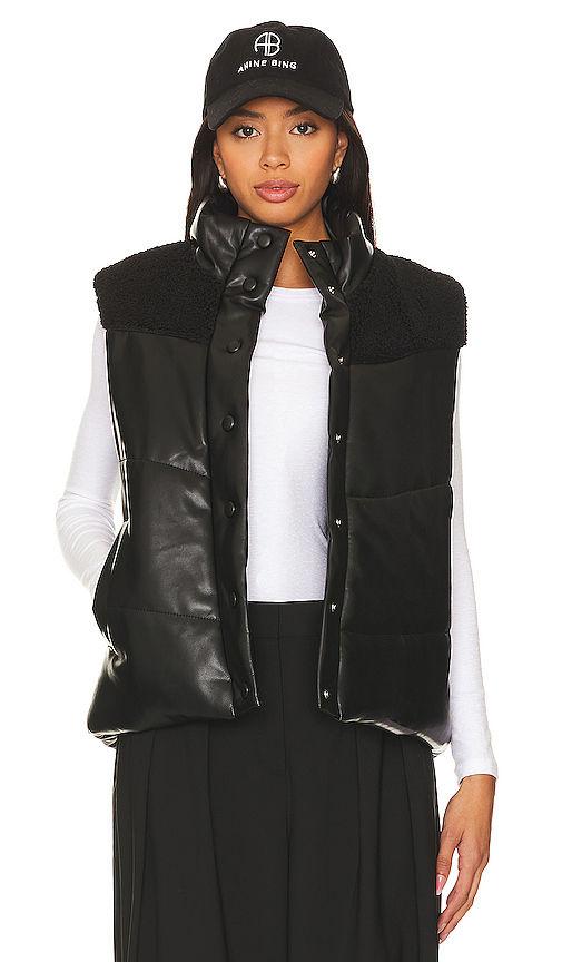 lobelia faux leather vest