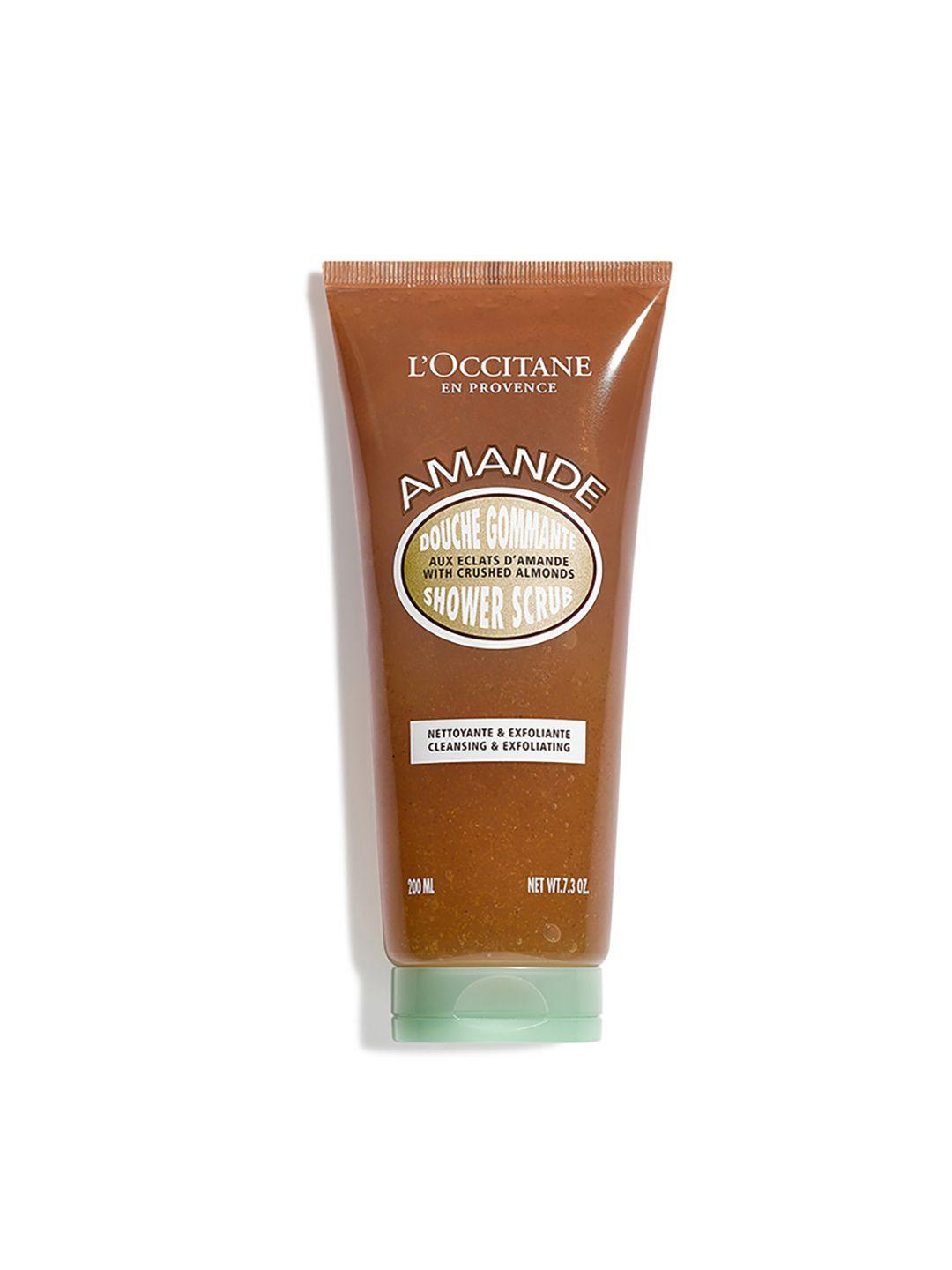 loccitane en provence almond shower scrub 200ml