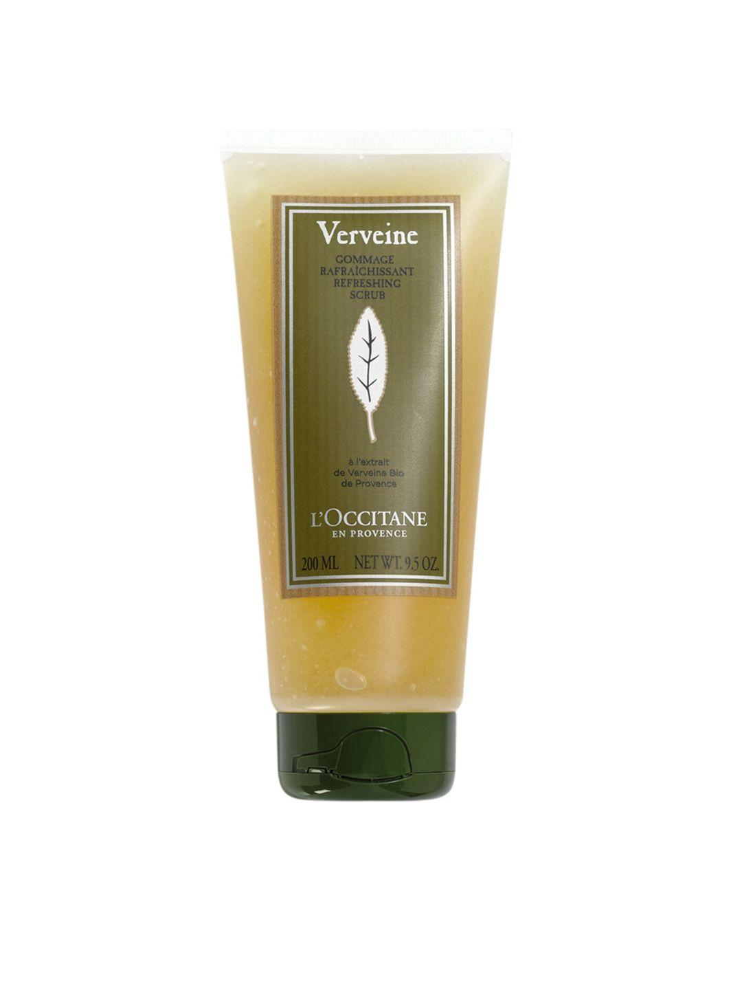 loccitane en provence classic verbena refreshing scrub-200ml