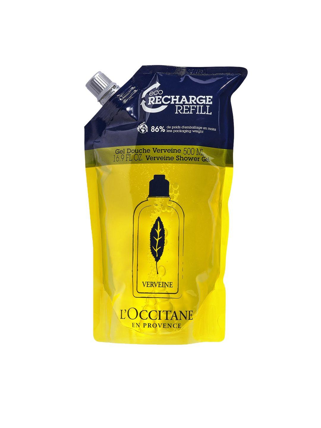 loccitane en provence eco recharge verveine shower gel refill - 500 ml