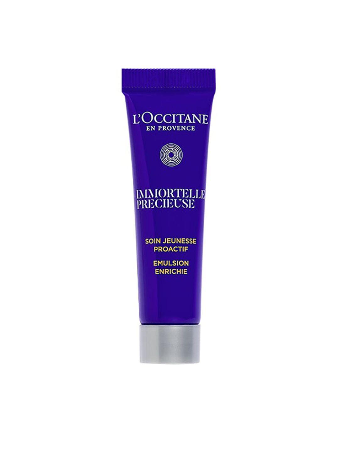 loccitane en provence immortelle precious enriched emulsion with hyaluronic acid - 10 ml
