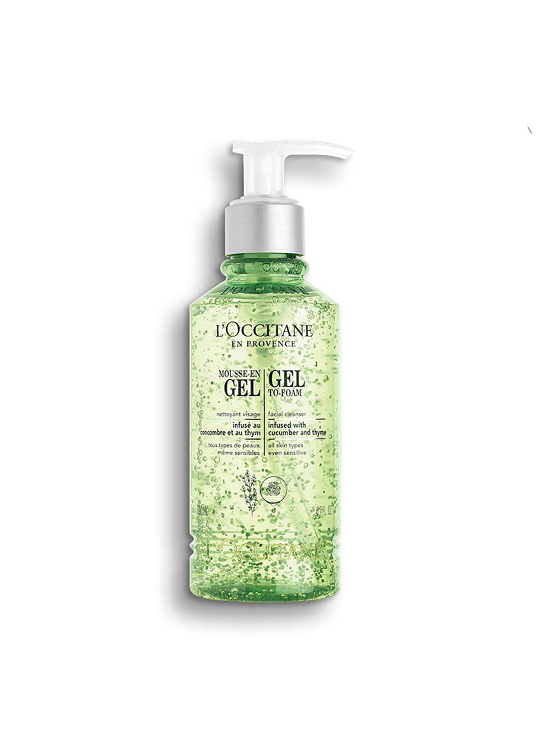 loccitane en provence white gel to foam face wash 200ml