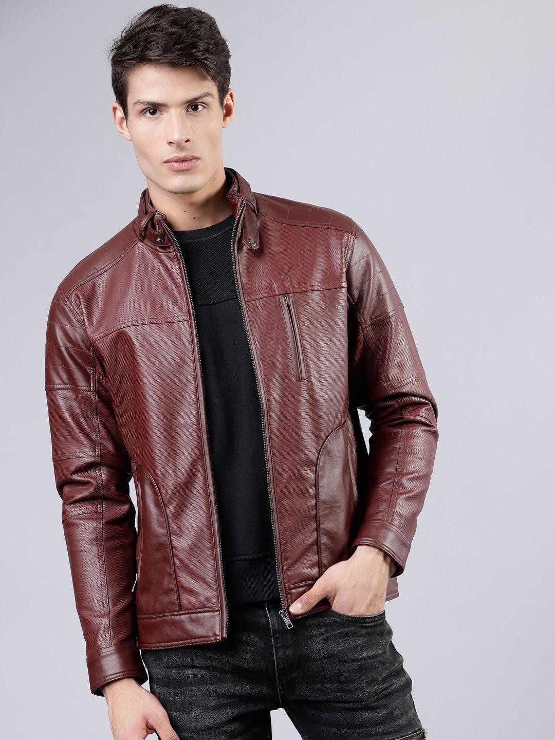 locomotive men burgundy solid jacket