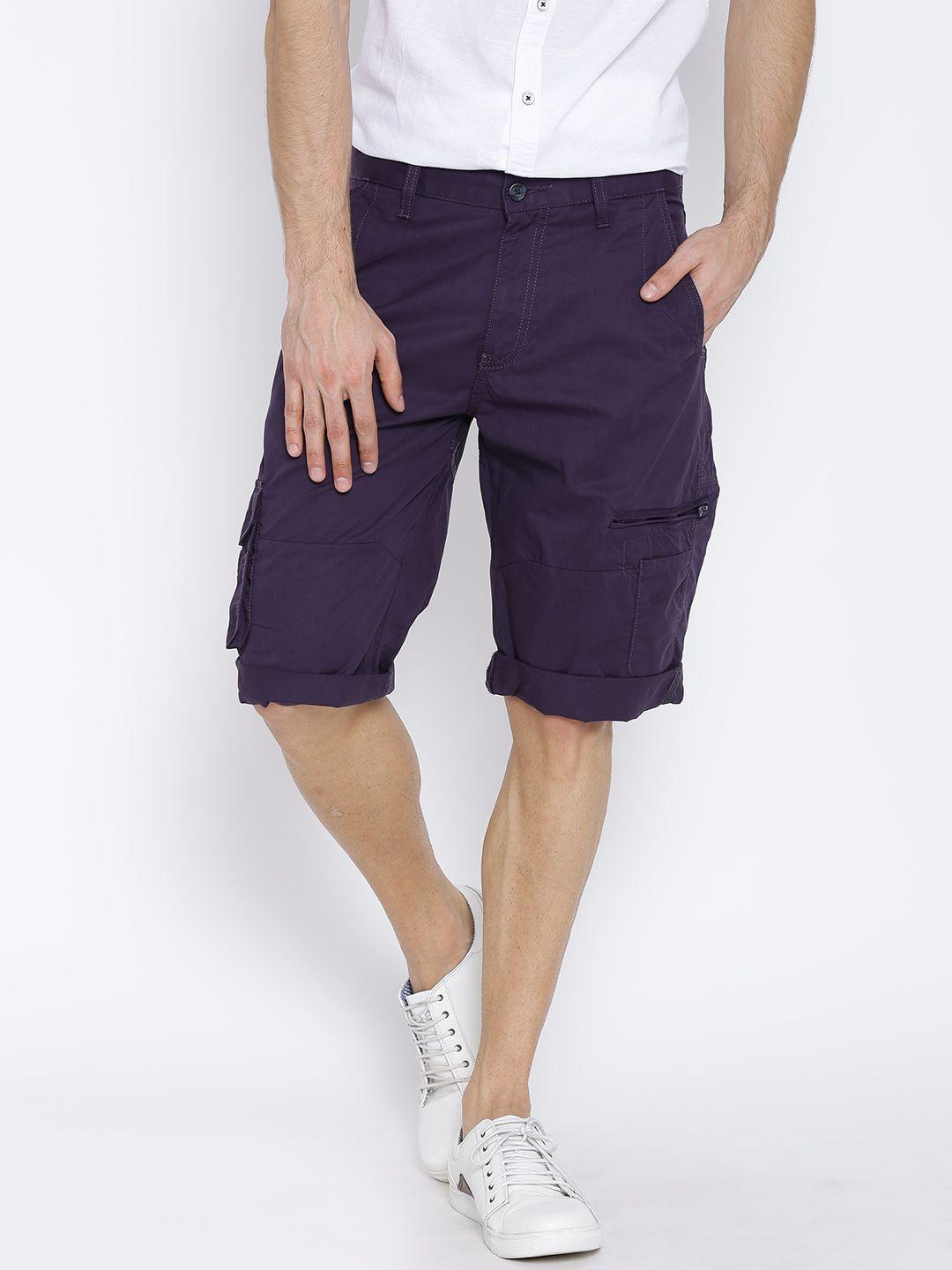 locomotive purple cargo shorts