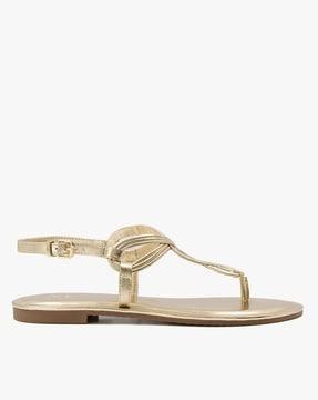 logic slingback t-strap sandals