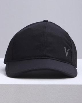 logo print baseball cap