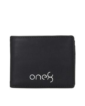logo print bifold wallet