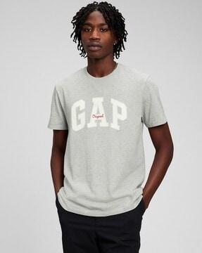 logo print relaxed fit crew-neck t-shirt