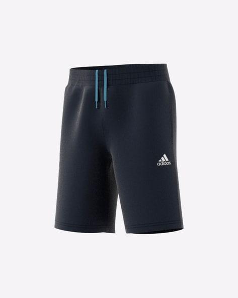 logo print shorts with insert pockets