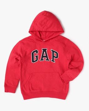 logo applique hoodie