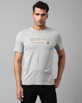 logo branded crew neck t-shirt