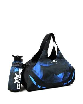 logo branded duffel bag