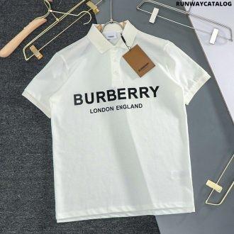 logo cotton polo shirt white