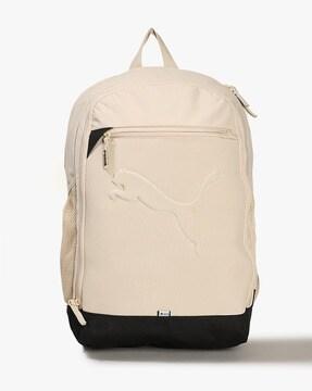 logo embossed 17" laptop backpack