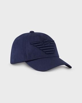 logo embossed baseball cap