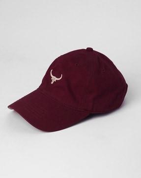 logo embroidered baseball cap