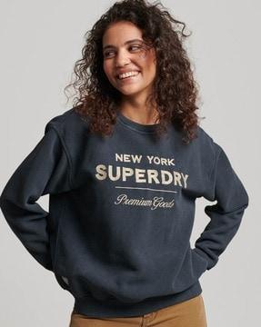 logo embroidered sweatshirt