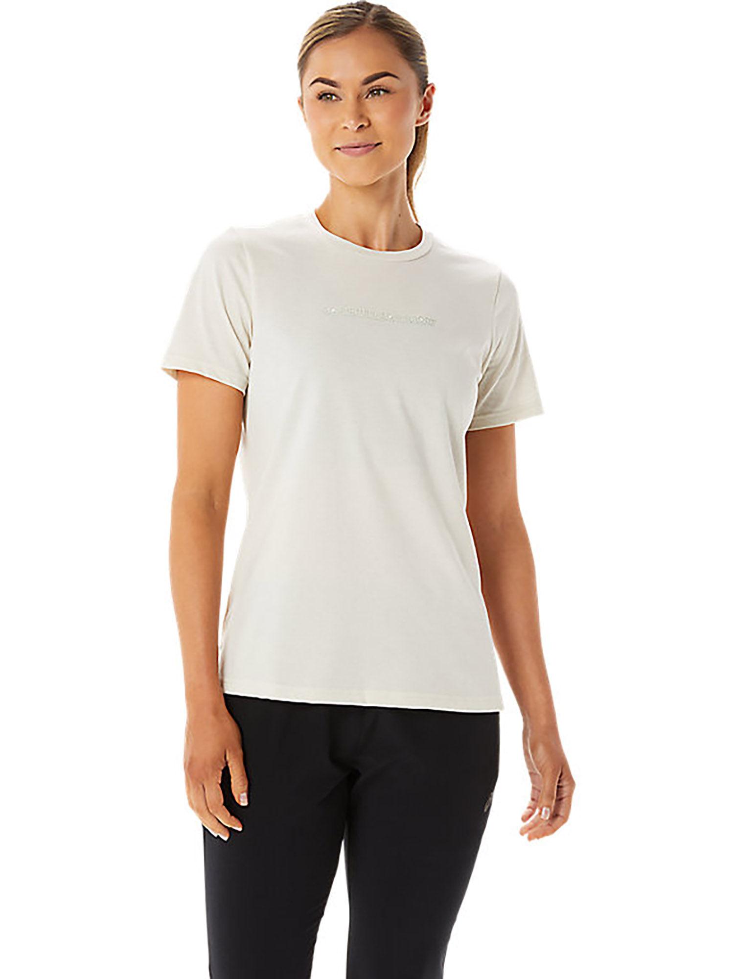 logo graphic off white women's t-shirt