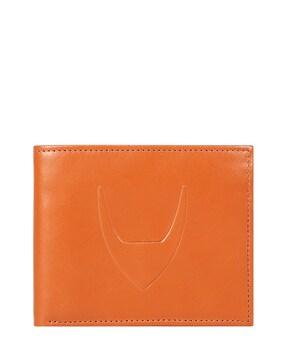 logo pattern bi-fold wallet